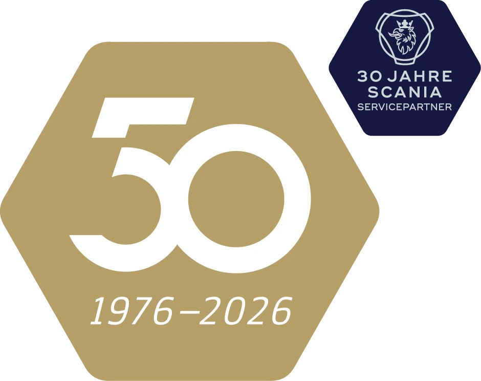 50 Jahre Ernst Moser GmbH · 30 Jahre Scania Servicepartner